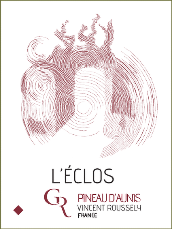 Étiquette l'éclos rouge Pineau d'aunis