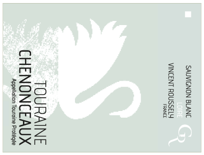 Etiquette vin Touraine Chenonceaux Malbec Cabernet rouge