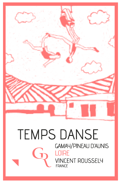 Etiquette Gamay Temps danse