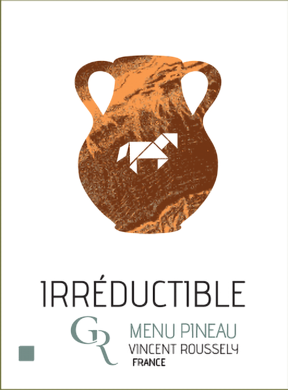 Étiquette Irréductible Menu Pineau