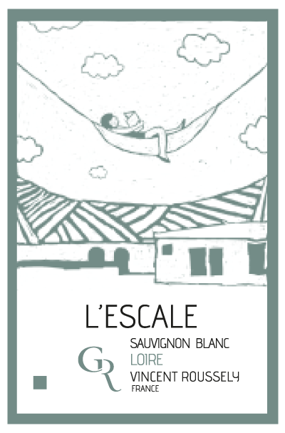 Etiquette sauvignon blanc L'escale'